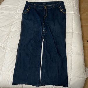 Ashley Stewart Bell Bottom Jeans